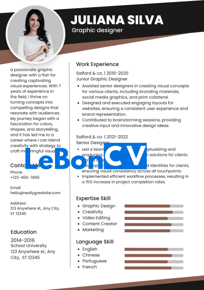 CV Enseignant(e) Modèle 108