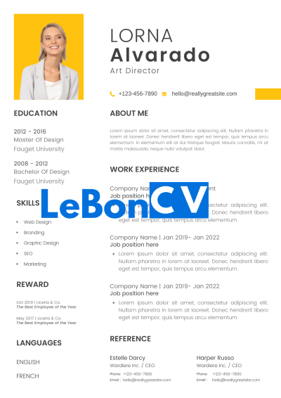 CV community manager Modèle 103