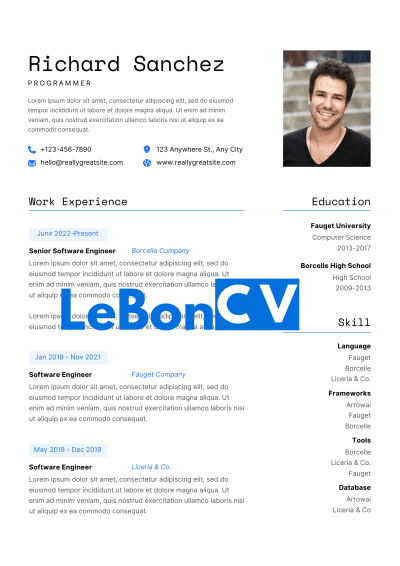 CV Ingénieur Modèle 23