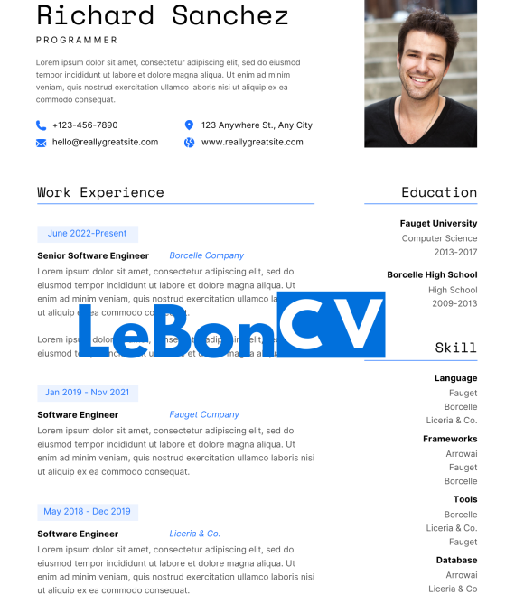 CV Ingénieur Modèle 23